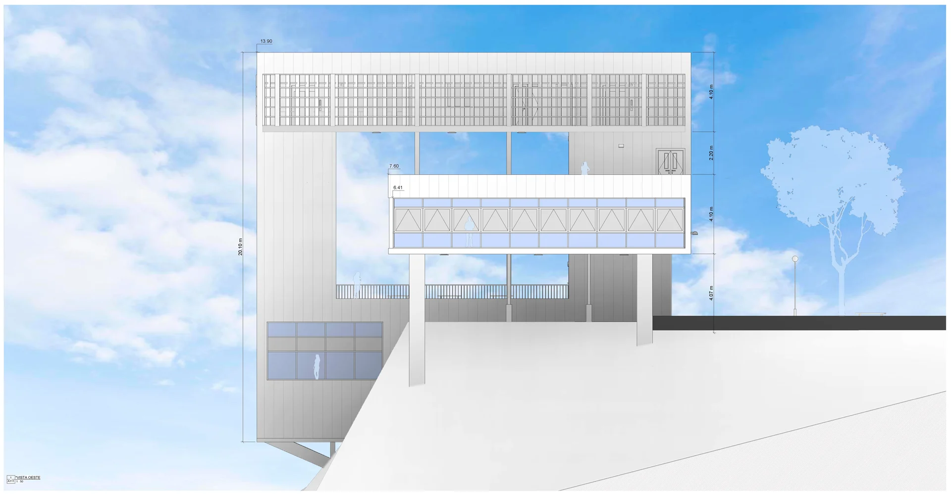 Vivienda Alto Co-living · Visualización 3