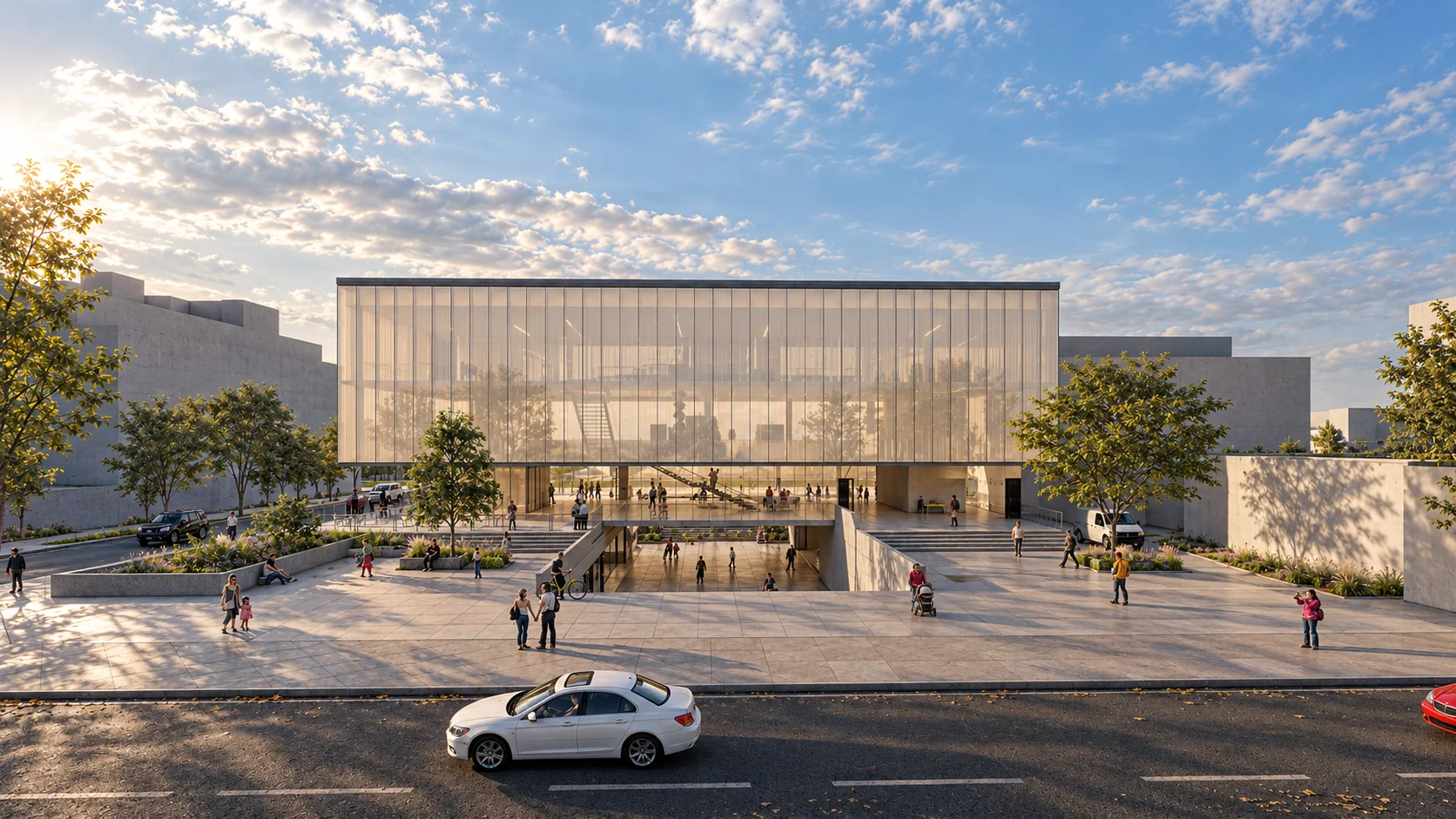 Centro de Exposición y Producción de Diseño · Visualización 3