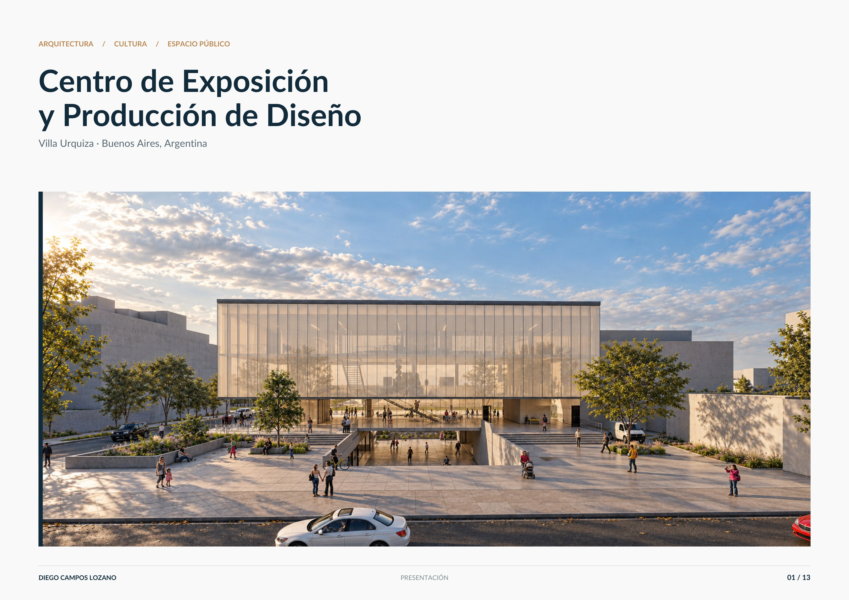 Centro de Exposición y Producción de Diseño · Publicación, página 1
